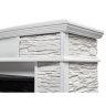 Каминокомплект Firelight Scala 30 с очагом Electrolux EFP/P-3020LS сланец скалистый белый/шпон белый дуб