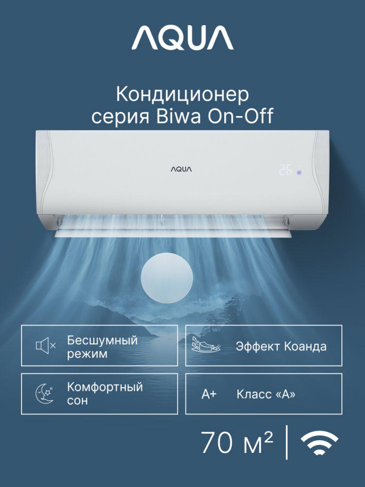 Сплит-система Aqua AQI-70PIQ1/R3(IN)/AQI-70PIQ1/R3(OUT) Toya Inverter