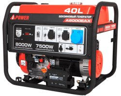 Бензиновый генератор A-iPower A8000EAX