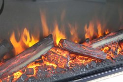 Каминокомплект Royal Flame Lindos с очагом Vision 60 LOG LED белый с черным