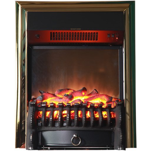 Каминокомплект Interflame Экстер М махагон угловой с очагом Fobos FX M Brass
