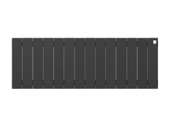 Биметаллический радиатор отопления Royal Thermo PianoForte 300 14 секций Noir Sable