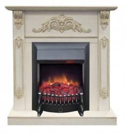 Каминокомплект RealFlame Anita corner STD/EUG WTG с очагом Fobos Lux Black S