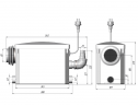 Насосная станция Unipump Sanivort 405 M