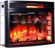 Каминокомплект Interflame Экстер средний дуб с очагом Panoramic 06 25 LED FX QZ