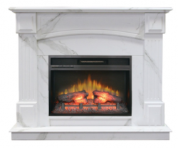 Каминокомплект RealFlame Carolina 25.5/24 WT F512 с очагом Eridan 24