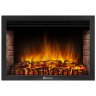 Каминокомплект Firelight Vittoriano 30 с очагом Electrolux EFP/P-3020LS беленый дуб с золотой патиной
