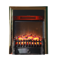 Каминокомплект Interflame Остин с очагом Fobos FX M Brass темный дуб