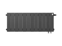 Биметаллический радиатор отопления Royal Thermo PianoForte 300 12 секций Noir Sable VDR