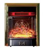 Каминокомплект Interflame Брайт темный дуб с очагом Majestic FX M Brass